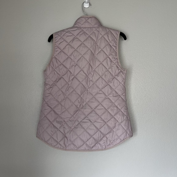Old Navy Womens Medium Top Vest Purple Puffer Quilted Pockets Zip - Picture 3 of 9